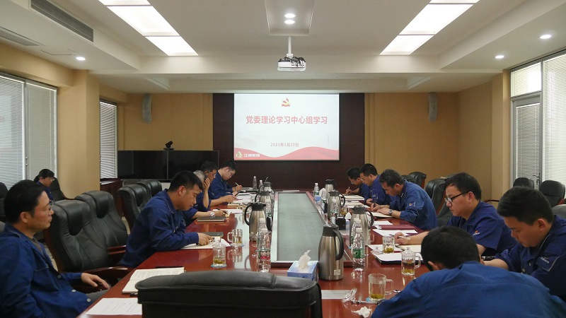 5月29日下午，城門山銅礦舉行黨委理論學(xué)習(xí)中心組專題學(xué)習(xí)會議（黃華堂）.jpg